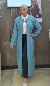 Kimono Fibule Bleu