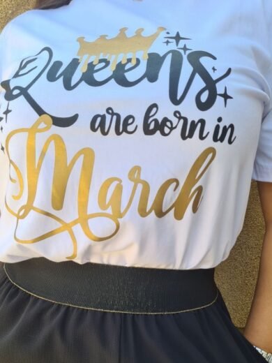 T-Shirt March en coton imprimé