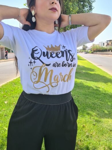 T-Shirt March en coton imprimé