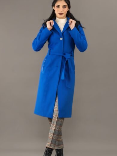 Manteau long en laine AMNY femme