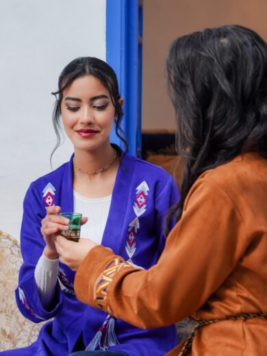 Cap Daim Bleu élégant en faux daim de qualité supérieure