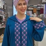 Jelaba Brod Bleu Élégante et Artisanale